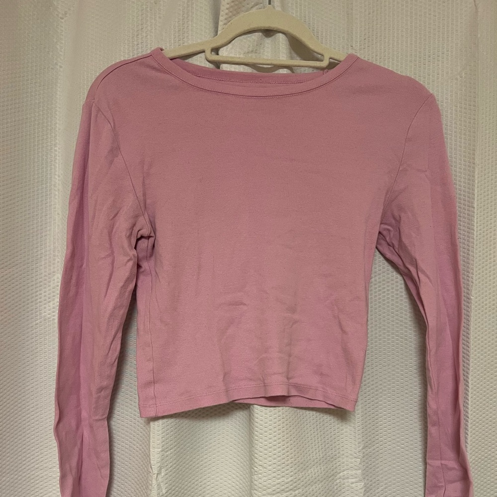 small Victoria Secret PINK cropped longsleeve